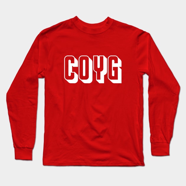 COYG (White) Long Sleeve T-Shirt by truffela